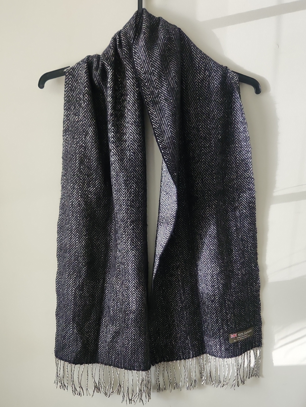 Herringbone Cashmere Scarf